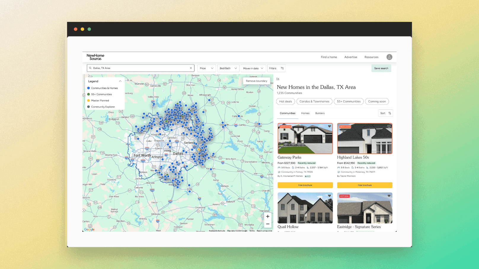 Search Home Builders